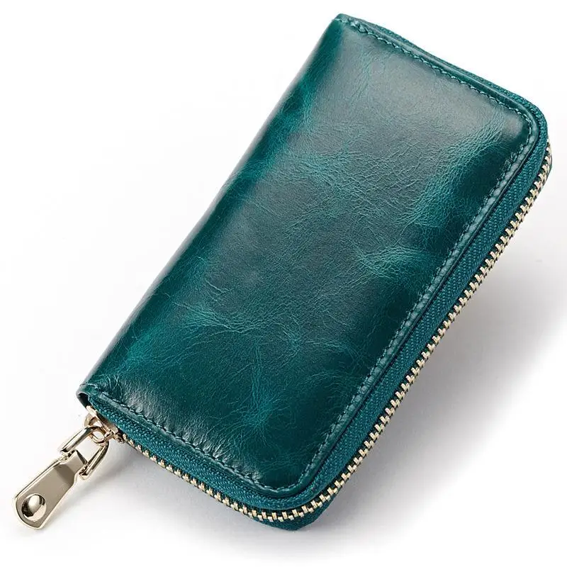 Cowhide Genuine Leather Purse Car Key Wallets Fashion Men Housekeeper Oil Wax Leather Zipper Cards Holders Key Bag Cases
Cowhide Genuine Leather Purse Car Key Wallets Fashion Men Housekeeper Oil Wax Leather Zipper Cards Holders Key Bag Cases