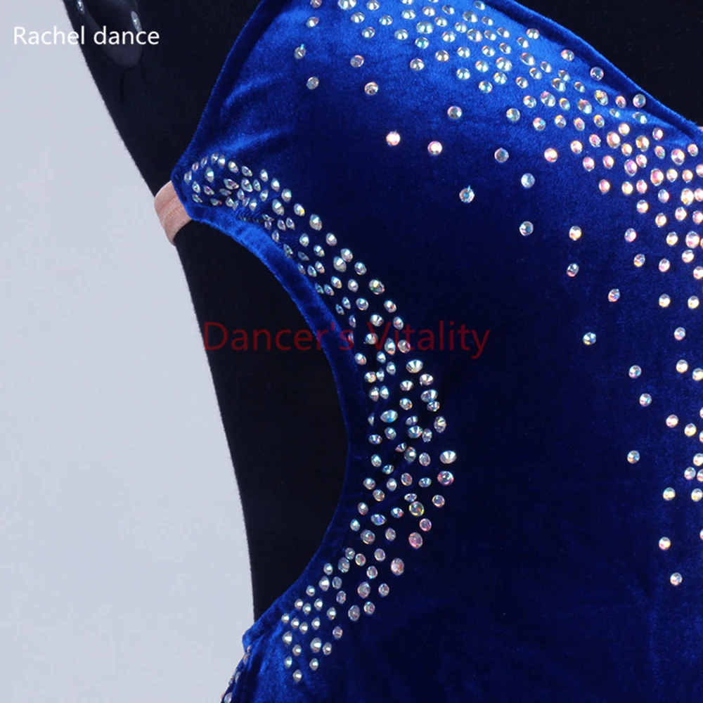 2017 New Style Latin Dance Costume Sexy Senior Spandex Stones Royal Blue Sleeves Latin Dance Dress For Women Latin Dance Dresses
2017 New Style Latin Dance Costume Sexy Senior Spandex Stones Royal Blue Sleeves Latin Dance Dress For Women Latin Dance Dresses