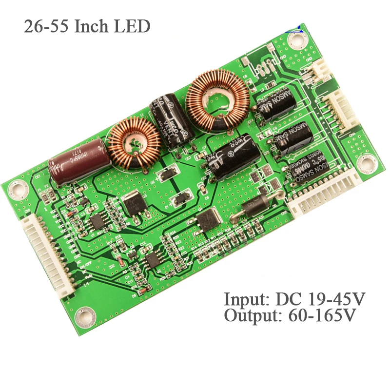Универсальный Повышающий Модуль постоянного тока DC19-45V, ТВ привод мА, 26-55 дюймов, светодиодная подсветка, плата
Универсальный Повышающий Модуль постоянного тока DC19-45V, ТВ привод мА, 26-55 дюймов, светодиодная подсветка, плата