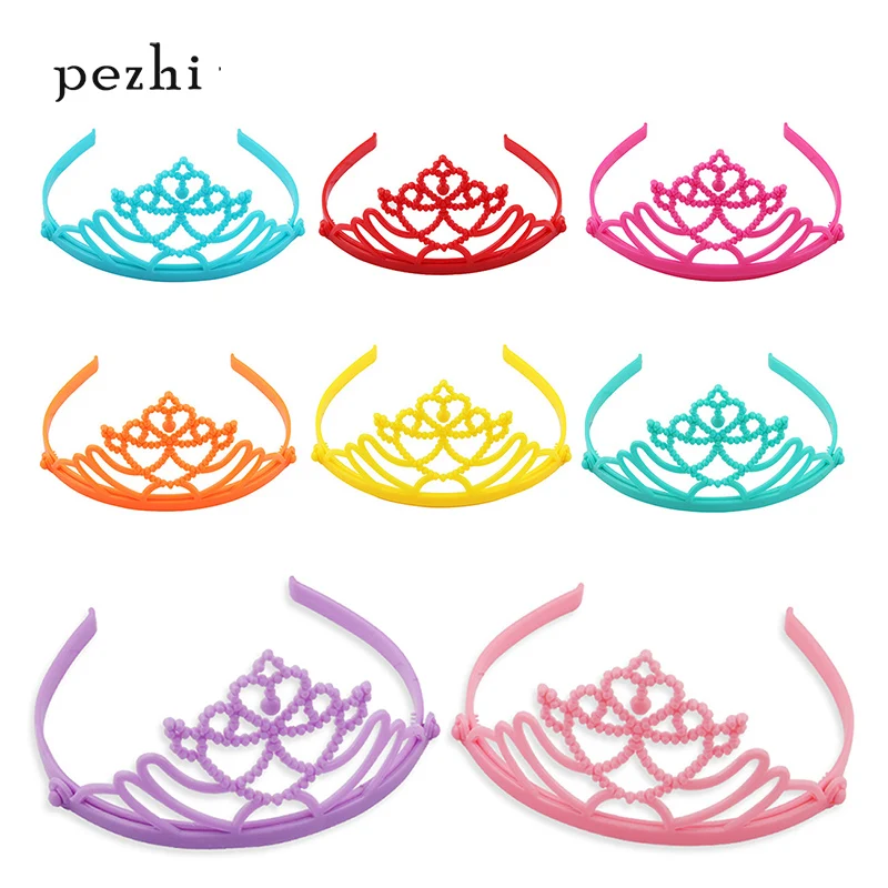 6pcs Hot selling DIY party crown headband Environmentally friendly plastic children's hair accessories headdress
6pcs Hot selling DIY party crown headband Environmentally friendly plastic children's hair accessories headdress