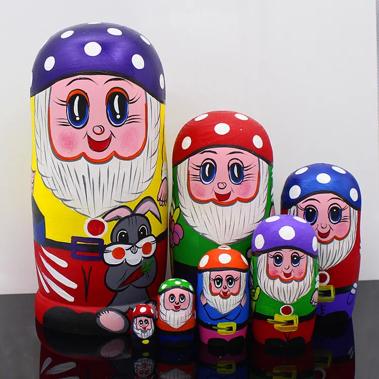 7pcs/set Wooden Russian Nesting Dolls Traditional Matryoshka Dolls Cartoon Status Claus Style Dolls Christmas Gifts
7pcs/set Wooden Russian Nesting Dolls Traditional Matryoshka Dolls Cartoon Status Claus Style Dolls Christmas Gifts