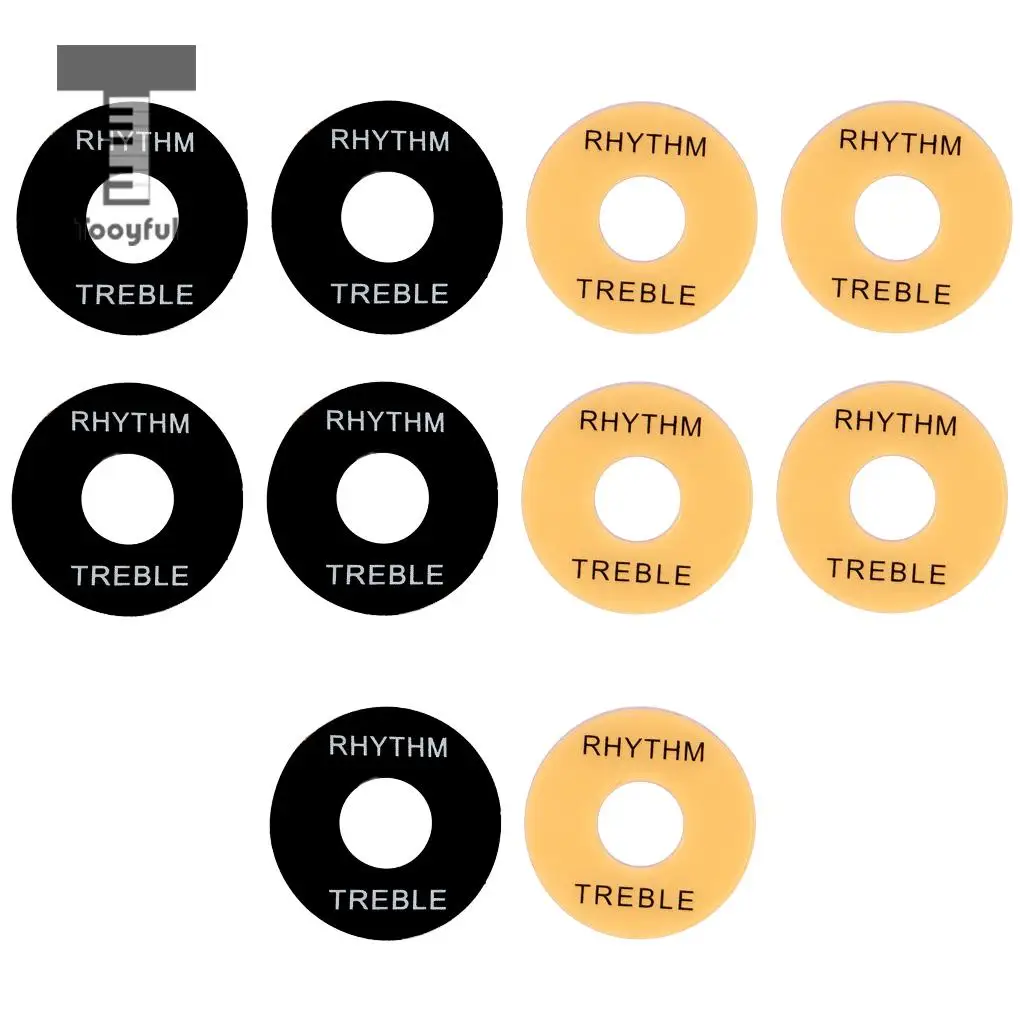 Tooyful 5 Pieces 3-way Electric Guitar Plastic Toggle Switch Washer Cover with Letters for LP Guitar Replacement Parts
Tooyful 5 Pieces 3-way Electric Guitar Plastic Toggle Switch Washer Cover with Letters for LP Guitar Replacement Parts