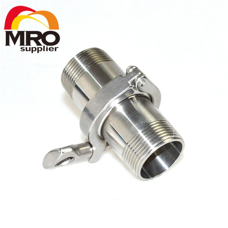 1-1/4 DN32 50.5mm Stainless Steel SS304 Union Set (2x Sanitary Weld Ferrule Male Pipe + 1x Clamp + 1x Silicone Gasket) SS064
1-1/4 DN32 50.5mm Stainless Steel SS304 Union Set (2x Sanitary Weld Ferrule Male Pipe + 1x Clamp + 1x Silicone Gasket) SS064