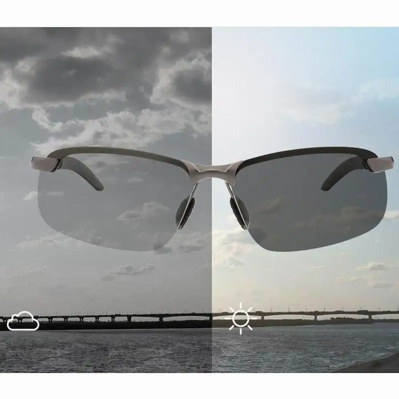 Polarized Eyewear Men Sun Glasses Anti-UV400 Sunglasses TAC Material Eyeglasses Colour Changeable Auto Fade in Soft Light M3043
Polarized Eyewear Men Sun Glasses Anti-UV400 Sunglasses TAC Material Eyeglasses Colour Changeable Auto Fade in Soft Light M3043