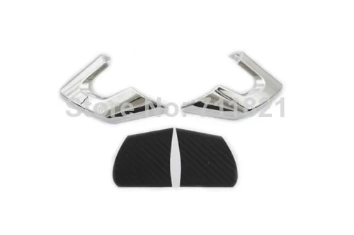 Car Styling Chrome Steering Wheel Insert With Carbon Fiber Inlay For Volkswagen For VW Golf MK6
Car Styling Chrome Steering Wheel Insert With Carbon Fiber Inlay For Volkswagen For VW Golf MK6