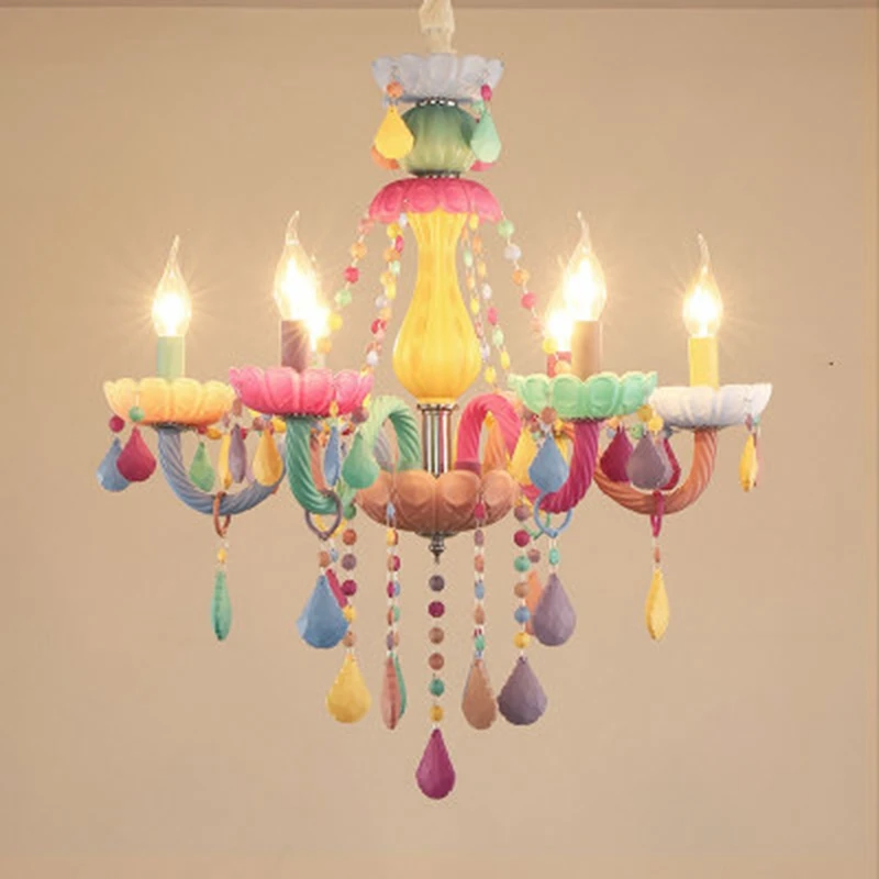 LukLoy Colorful Girl Room LED Pendant Lamp Girl Princess LED Chandelier Glass Hanging Light Drop Lighting Fixtures
LukLoy Colorful Girl Room LED Pendant Lamp Girl Princess LED Chandelier Glass Hanging Light Drop Lighting Fixtures
