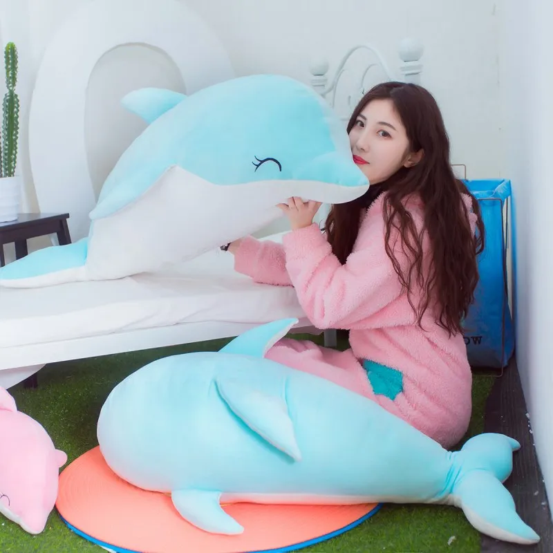 65-130 см Kawaii мягкий Дельфин Плюшевые игрушки куклы набивные хлопковые животные Подушка для сна креативная детская игрушка Рождественский по...
65-130 см Kawaii мягкий Дельфин Плюшевые игрушки куклы набивные хлопковые животные Подушка для сна креативная детская игрушка Рождественский по...
