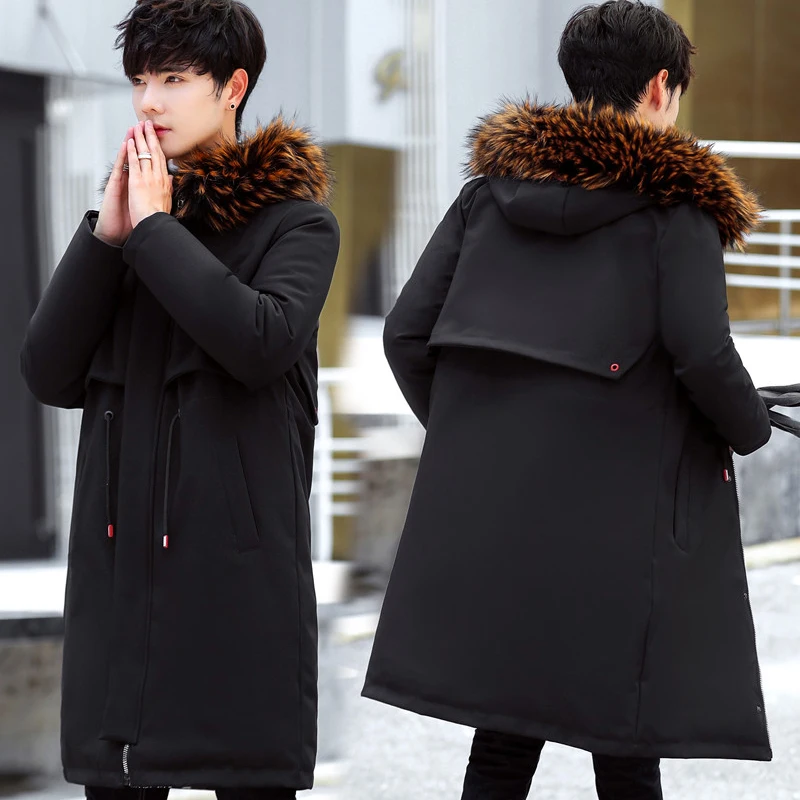 Parkas Men 2019 Big Fur Hooded Outwear Hooded Overcoat New Winter Jacket Long Thicken Warm Cotton Can Be Worn on Both Sides
Parkas Men 2019 Big Fur Hooded Outwear Hooded Overcoat New Winter Jacket Long Thicken Warm Cotton Can Be Worn on Both Sides