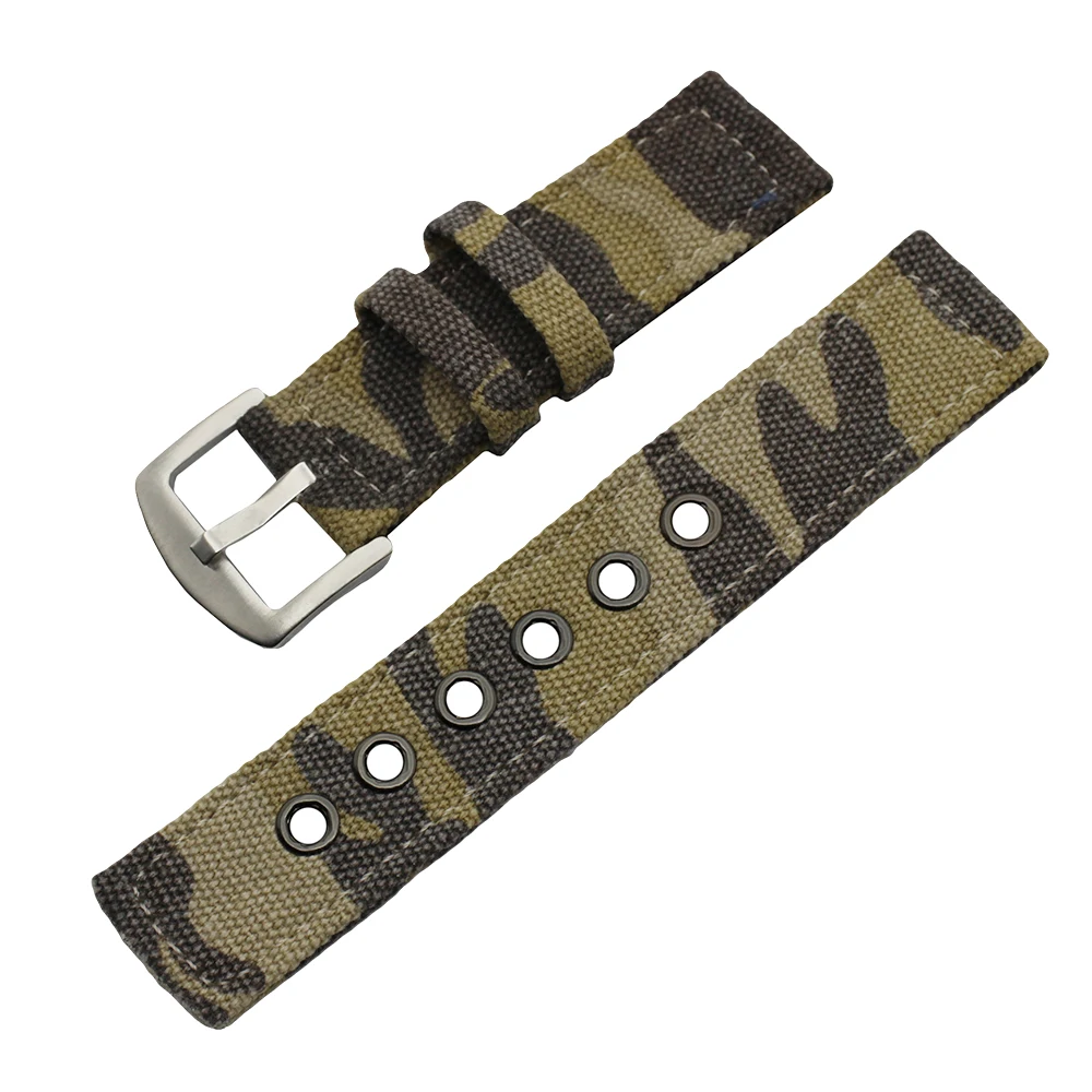 Ремешок нейлоновый в стиле НАТО для мужских и женских часов тканевый браслет с