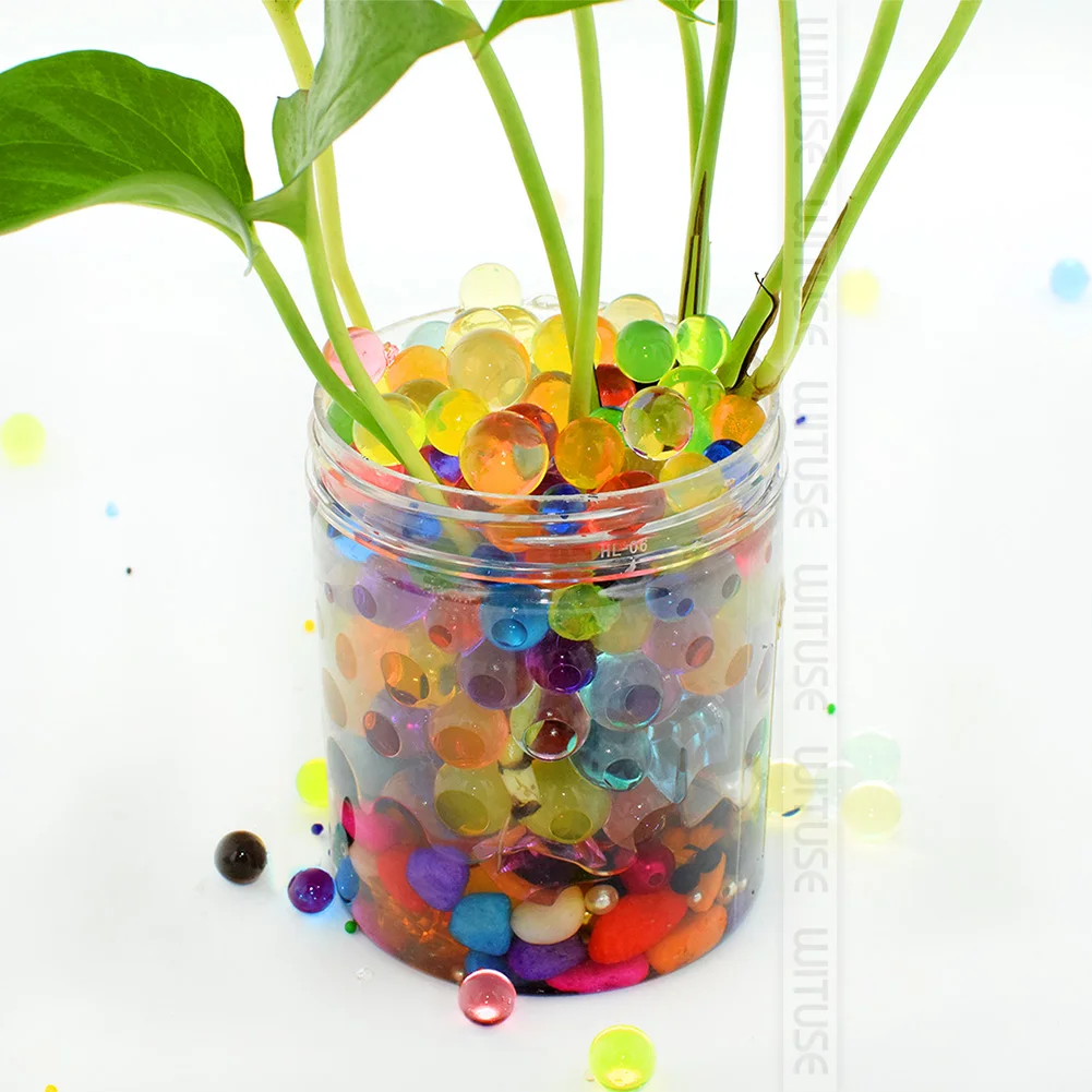 5000pcs Crystal Soil Home Decor Pearl Shaped Hydrogel Gel Polymer Water Beads Mud Grow Magic Jelly Balls
5000pcs Crystal Soil Home Decor Pearl Shaped Hydrogel Gel Polymer Water Beads Mud Grow Magic Jelly Balls