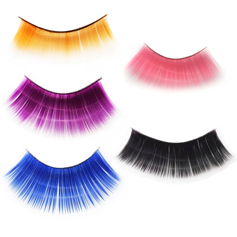1 Pair Colorful False Eyelashes Exaggeration Thick Long Natural Curling Handmade Eyelashes Profession Eyelash Extension Tool
1 Pair Colorful False Eyelashes Exaggeration Thick Long Natural Curling Handmade Eyelashes Profession Eyelash Extension Tool