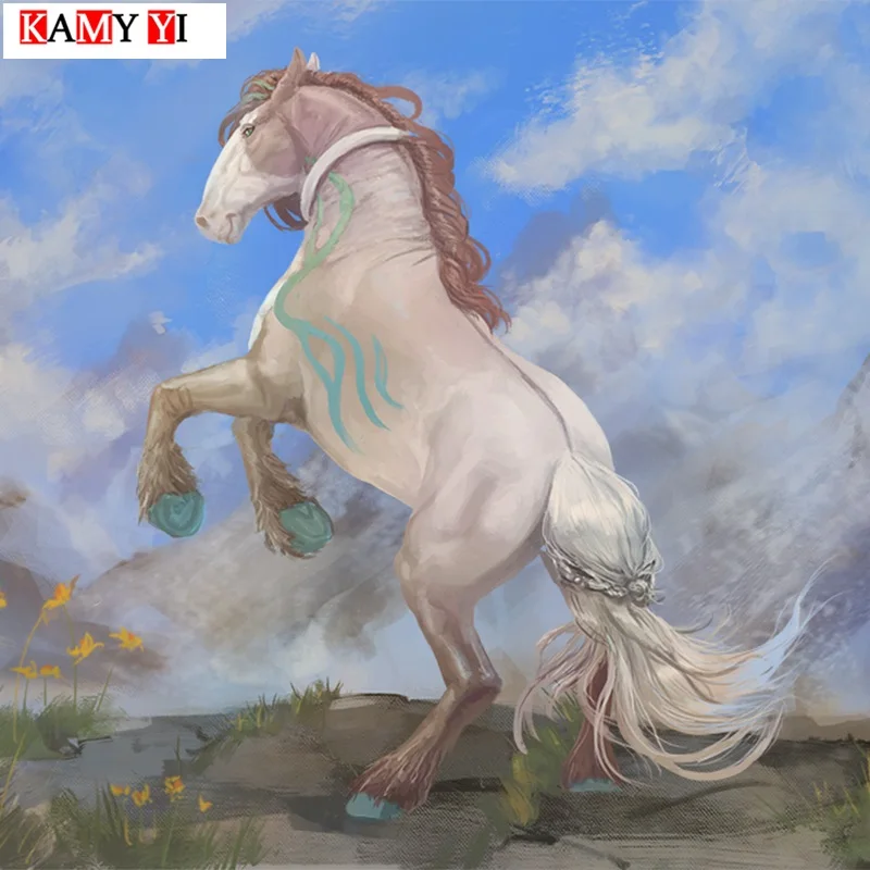 KAMY YI 5D Diamond Painting Full Square/Round Drill "Horse" Mosaic DIY Diamond Embroidery Gift Warm Home Decor HYY
KAMY YI 5D Diamond Painting Full Square/Round Drill "Horse" Mosaic DIY Diamond Embroidery Gift Warm Home Decor HYY