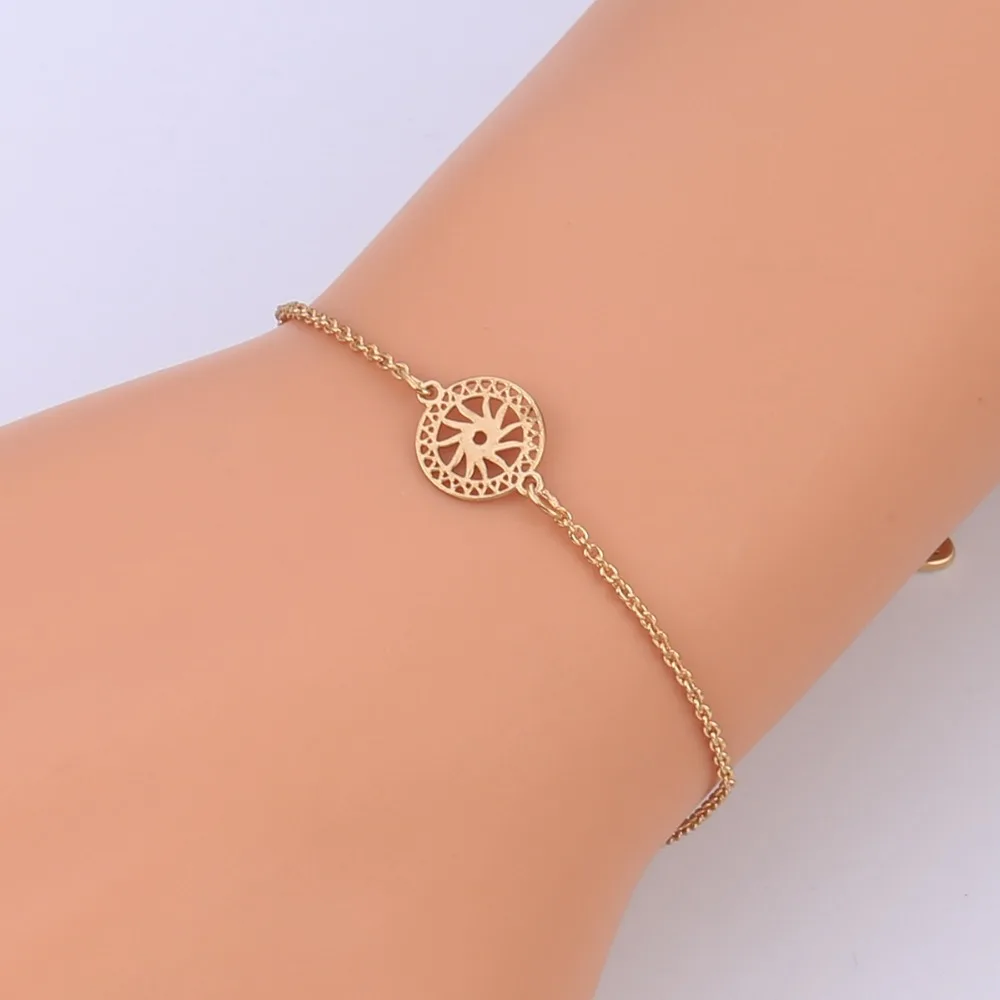 Bohemian Sun Charm Bracelet Gold Thin Adjustable Chain Bracelet For Women Fashion Jewelry Female Gifts Vingtage Armbandjes 2021
Bohemian Sun Charm Bracelet Gold Thin Adjustable Chain Bracelet For Women Fashion Jewelry Female Gifts Vingtage Armbandjes 2021