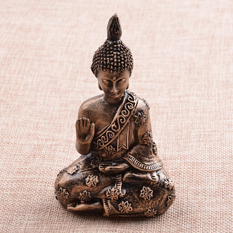 Southeast Asia Buddha Statue Zen Decoration Meditation Handicraft Accessory Home Hand Painting Retro-art Synthetic Resin Statue
Southeast Asia Buddha Statue Zen Decoration Meditation Handicraft Accessory Home Hand Painting Retro-art Synthetic Resin Statue