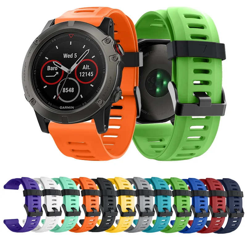 Силиконовый ремешок для смарт-часов Garmin Fenix 5X, 26 мм, сменный спортивный браслет, ремешок с инструментом
Силиконовый ремешок для смарт-часов Garmin Fenix 5X, 26 мм, сменный спортивный браслет, ремешок с инструментом