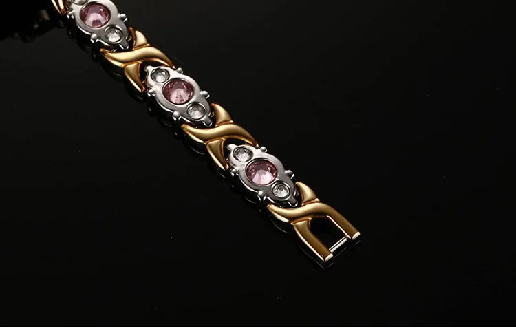 Ti-steel Fashionable Women's Health-care Magnet Hand-chain Electroplating Fashion Jewelry
Ti-steel Fashionable Women's Health-care Magnet Hand-chain Electroplating Fashion Jewelry