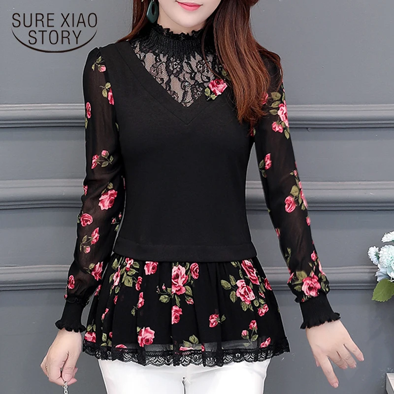Fashion blouse plus size womens tops blouses lace loose shirts women 2021 long sleeves floral print blusa feminine 1350 45
Fashion blouse plus size womens tops blouses lace loose shirts women 2021 long sleeves floral print blusa feminine 1350 45