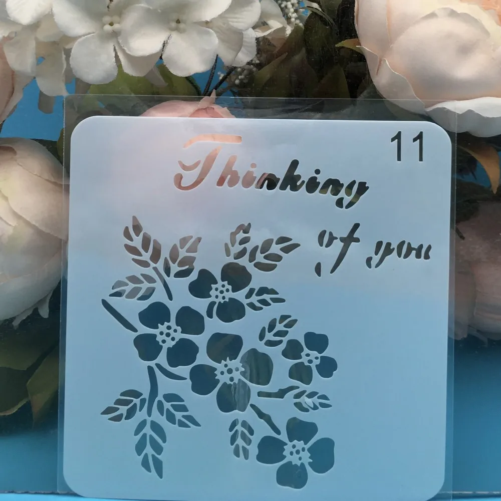 15cm Thinking of You DIY Layering Stencils Wall Painting Scrapbook Coloring Embossing Album Decorative Card Template
15cm Thinking of You DIY Layering Stencils Wall Painting Scrapbook Coloring Embossing Album Decorative Card Template