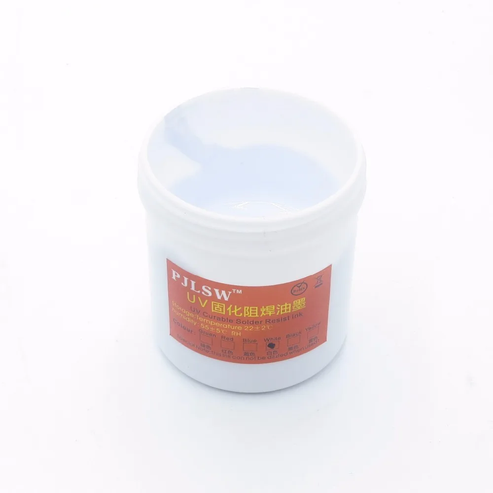 Super PCB UV photosensitive inks, white PCB UV curable solder resist ink,solder mask UV ink
Super PCB UV photosensitive inks, white PCB UV curable solder resist ink,solder mask UV ink