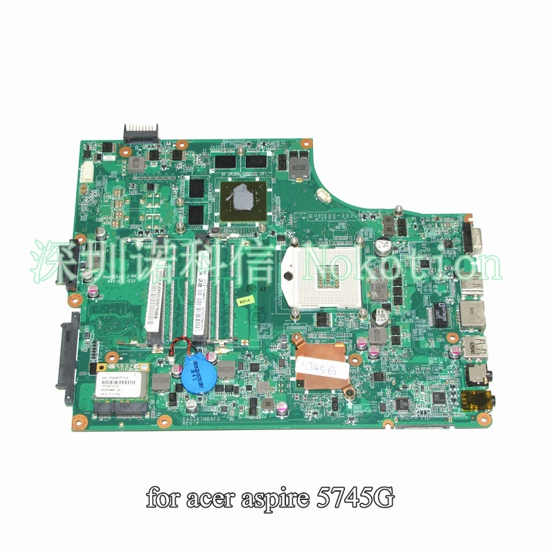 Материнская плата NOKOTION MBR6L06001 MB.R6L06.001 для ноутбука acer aspire 5745 5745G, DA0ZR7MB8F0 HM55 GeForce GT330M DDR3
Материнская плата NOKOTION MBR6L06001 MB.R6L06.001 для ноутбука acer aspire 5745 5745G, DA0ZR7MB8F0 HM55 GeForce GT330M DDR3