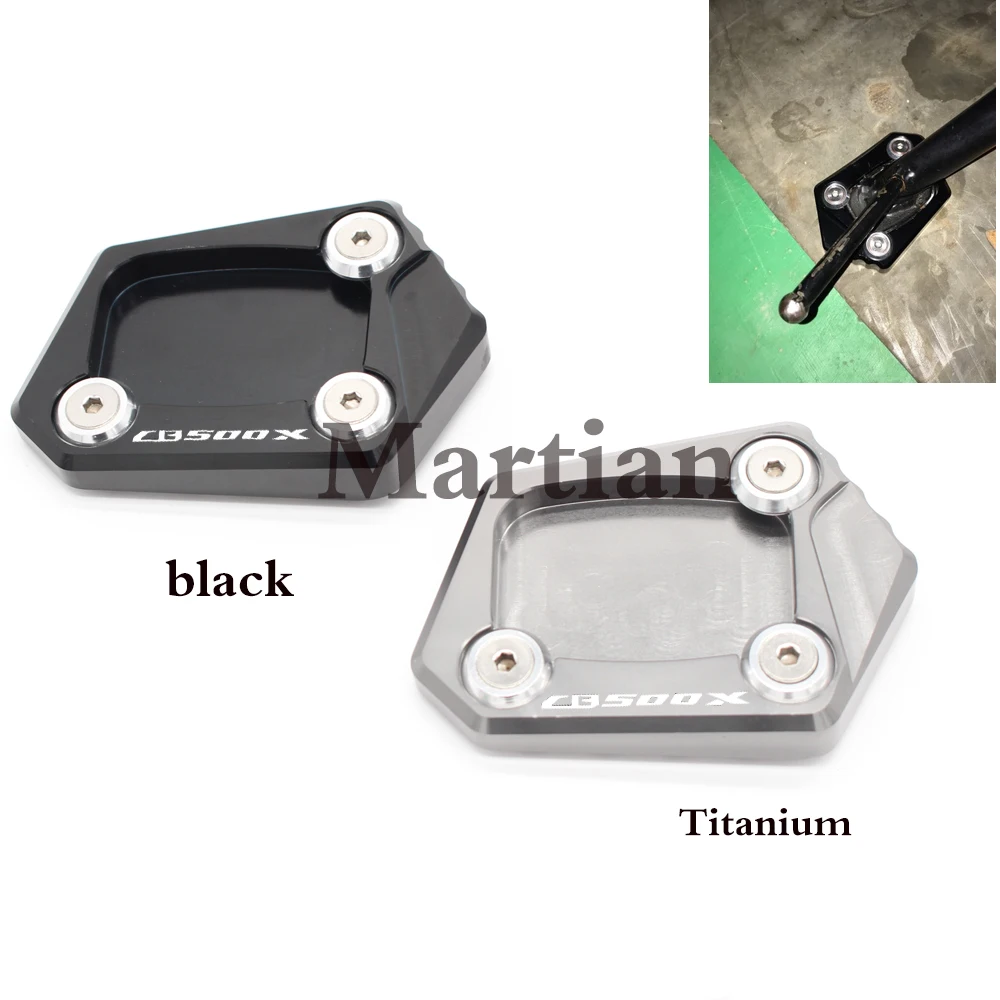 aluminum CNC Foot Side Stand Extension Pad Support Plate For HONDA cb500f cb500x
aluminum CNC Foot Side Stand Extension Pad Support Plate For HONDA cb500f cb500x