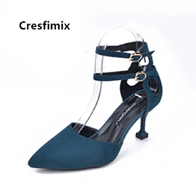 Cresfimix women cute sweet black flock high heel pumps lady casual comfortable shoes fashion party high heel shoes zapatos a5225
Cresfimix women cute sweet black flock high heel pumps lady casual comfortable shoes fashion party high heel shoes zapatos a5225