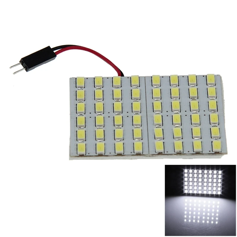 10 шт. 5630 48SMD Белая светодиодная панель для автомобиля T10 BA9S Гирлянда купольная