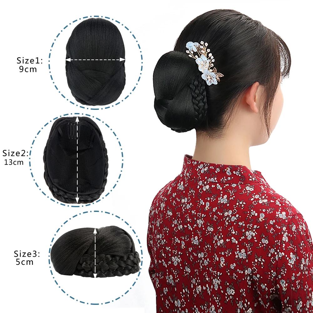Synthetic Braided Chignon Clip In Hair Bun Chignon HairPiece Womens Donut Roller Bun Blonde Brown Black Scrunchie Heat Resistant
Synthetic Braided Chignon Clip In Hair Bun Chignon HairPiece Womens Donut Roller Bun Blonde Brown Black Scrunchie Heat Resistant