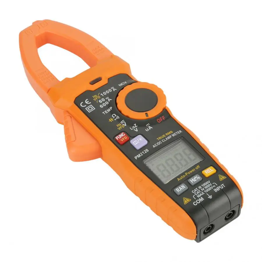 Ручной цифровой токоизмеритель переменного/постоянного тока PEAKMETER PM2128, измеритель сопротивления, емкости, 1000А, клещи
Ручной цифровой токоизмеритель переменного/постоянного тока PEAKMETER PM2128, измеритель сопротивления, емкости, 1000А, клещи