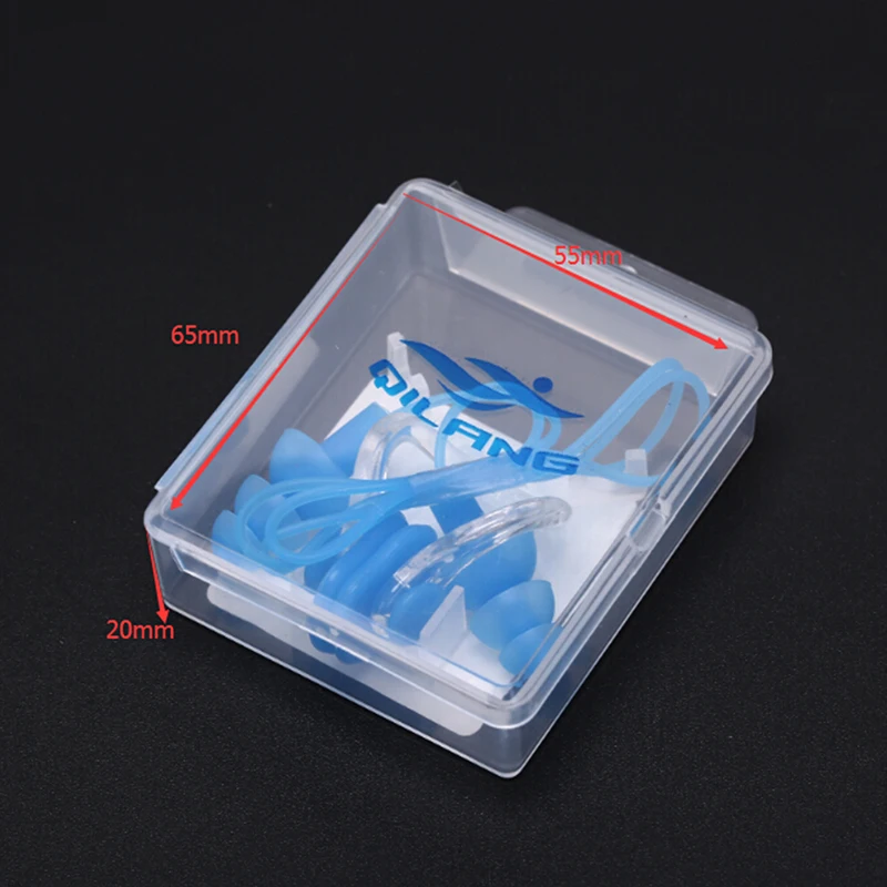6 Colors Soft Silicone Swimming Set Waterproof Nose Clip + Ear Plug Earplug Useful
6 Colors Soft Silicone Swimming Set Waterproof Nose Clip + Ear Plug Earplug Useful