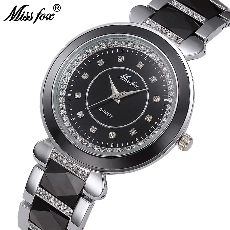 MISSFOX Miss Fox Fashion Quartz Watch Women White Ceramic Ladies Watches Top Brand Luxury Female Wrist Watch Bayan Saat
MISSFOX Miss Fox Fashion Quartz Watch Women White Ceramic Ladies Watches Top Brand Luxury Female Wrist Watch Bayan Saat