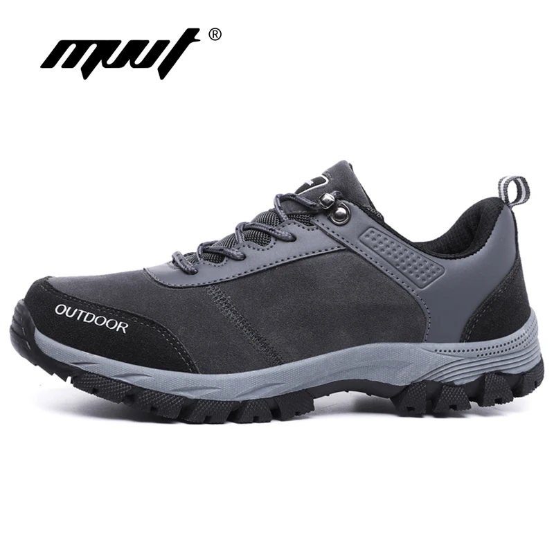 Кроссовки походные мужские из замши с нескользящей подошвой цвет в ассортименте