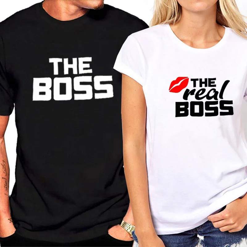 Женская футболка в стиле Харадзюку с надписью The Boss real забавная для женщин и