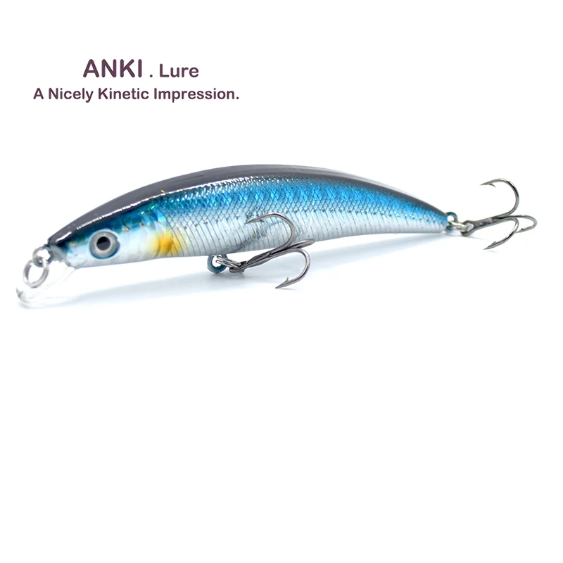 ANKI 9g 80 мм японский погружной Minnow Pesca воблер рыболовная приманка морские острые