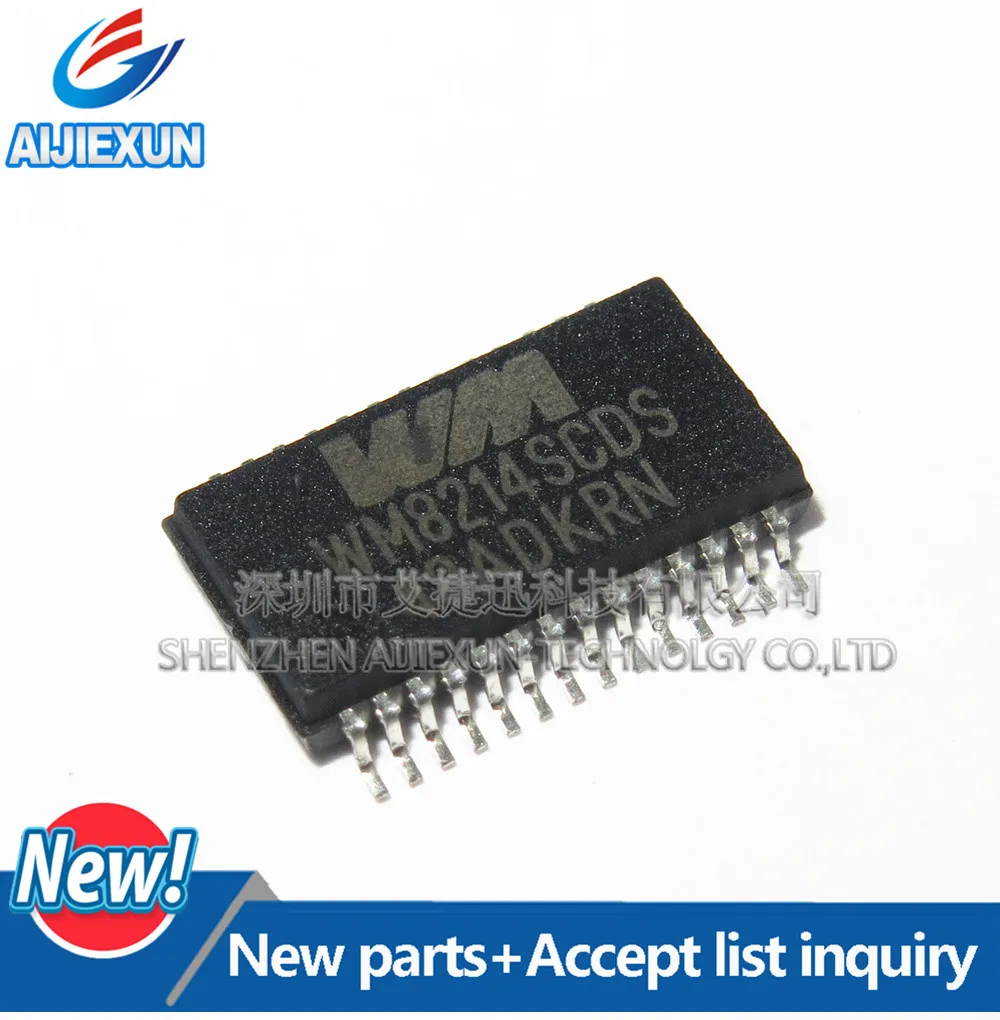 1 шт. WM8214SCDS SSOP28 40MSPS 16 бит CCD цифровой преобразователь в наличии 100% новый и оригинальный
1 шт. WM8214SCDS SSOP28 40MSPS 16 бит CCD цифровой преобразователь в наличии 100% новый и оригинальный