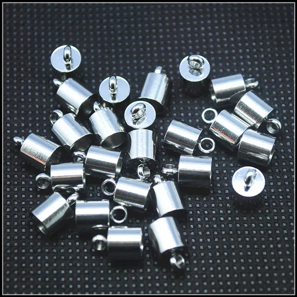 20pcs stainless steel beads caps 5.0mm inner sizes 6mm height silver colors for chains making findings
20pcs stainless steel beads caps 5.0mm inner sizes 6mm height silver colors for chains making findings