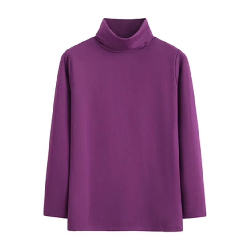 New 2019 winter T Shirt Women Long Sleeve spring Tops & tees Fashion Women basic shirt T-shirt casual purple warm
New 2019 winter T Shirt Women Long Sleeve spring Tops & tees Fashion Women basic shirt T-shirt casual purple warm