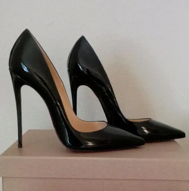 Women Sexy High Heels Black/Nude Patent Leather Ladies Fashion Party Stiletto 12CM Office Shoes Shallow Pumps High Quality
Women Sexy High Heels Black/Nude Patent Leather Ladies Fashion Party Stiletto 12CM Office Shoes Shallow Pumps High Quality