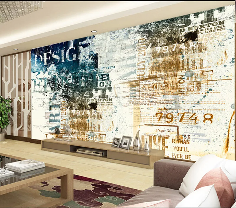 The custom 3D murals,Retro nostalgic English alphabet TV background wall,living room sofa wall bedroom wall paper
The custom 3D murals,Retro nostalgic English alphabet TV background wall,living room sofa wall bedroom wall paper