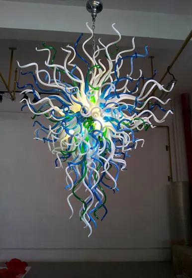 Contemporary Luxury Blue and White Colored Art Lighting Hand Blown Murano Glass Chandelier LED
Contemporary Luxury Blue and White Colored Art Lighting Hand Blown Murano Glass Chandelier LED