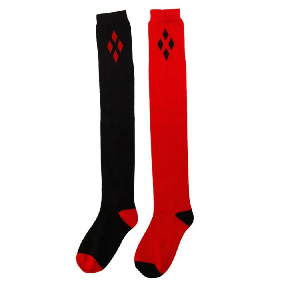 Womens Girls Winter Boots Cuff Sock Black Red Diamond Printed Long Over Knee High Stockings Cotton Color Block
Womens Girls Winter Boots Cuff Sock Black Red Diamond Printed Long Over Knee High Stockings Cotton Color Block