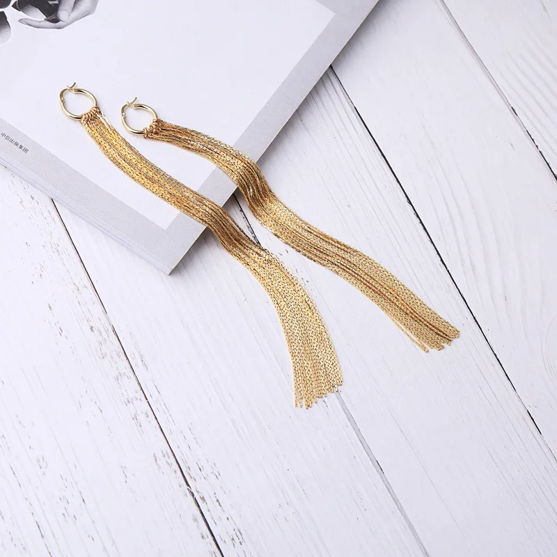 2018.11.11 JOOLIM Shinny Gold Ultra Long Tassel Earring Drop Earring Statement Earring Jewelry Wholesale Cuff Earring
2018.11.11 JOOLIM Shinny Gold Ultra Long Tassel Earring Drop Earring Statement Earring Jewelry Wholesale Cuff Earring