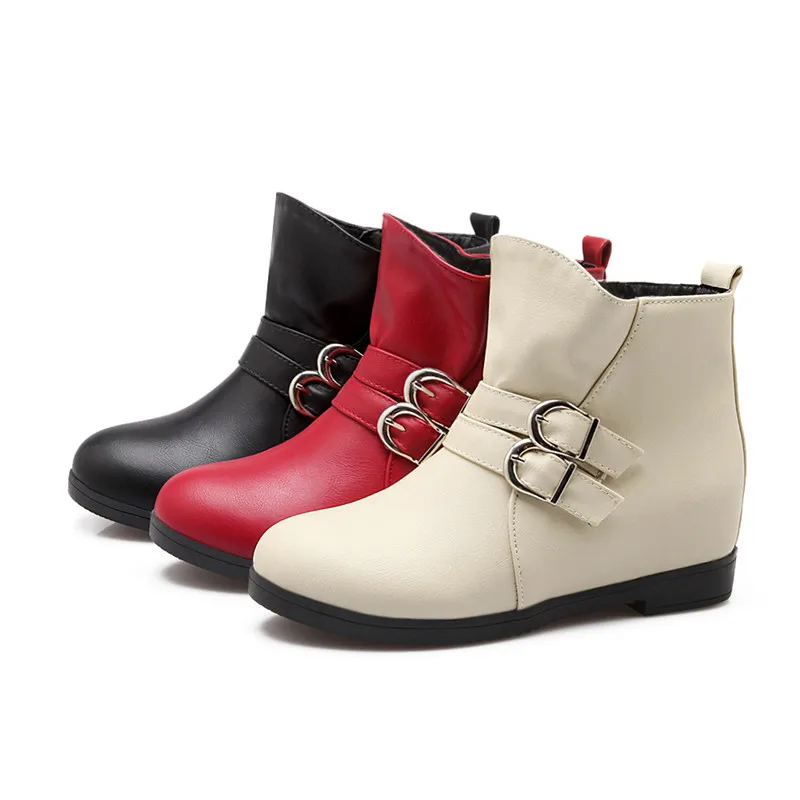 MEMUNIA 2020 big size 43 women ankle boots pu round toe buckle autumn boots slip on comfortable low heels casual shoes ladies
MEMUNIA 2020 big size 43 women ankle boots pu round toe buckle autumn boots slip on comfortable low heels casual shoes ladies