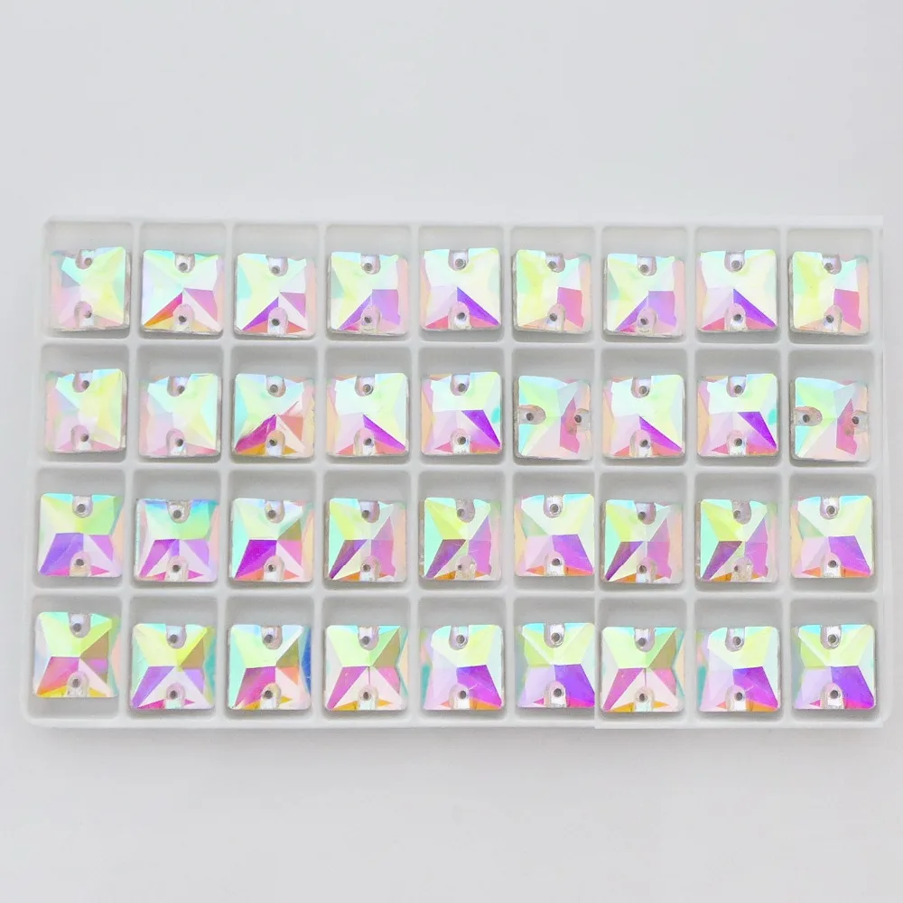 wholesale half AB Crystal square/cube Flat Back Sew On Rhinestones With 2 Hole for Wedding 12x12mm 180pcs/lot Free shipping R010
wholesale half AB Crystal square/cube Flat Back Sew On Rhinestones With 2 Hole for Wedding 12x12mm 180pcs/lot Free shipping R010