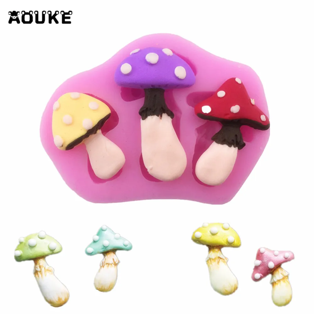 Aouke 1Pc Mushroom Shape Cake Mold Fondant Cake 3D Food Grade Silicone Mould DIY Baking Tools Sugar Lace Mold Chocolate M031
Aouke 1Pc Mushroom Shape Cake Mold Fondant Cake 3D Food Grade Silicone Mould DIY Baking Tools Sugar Lace Mold Chocolate M031