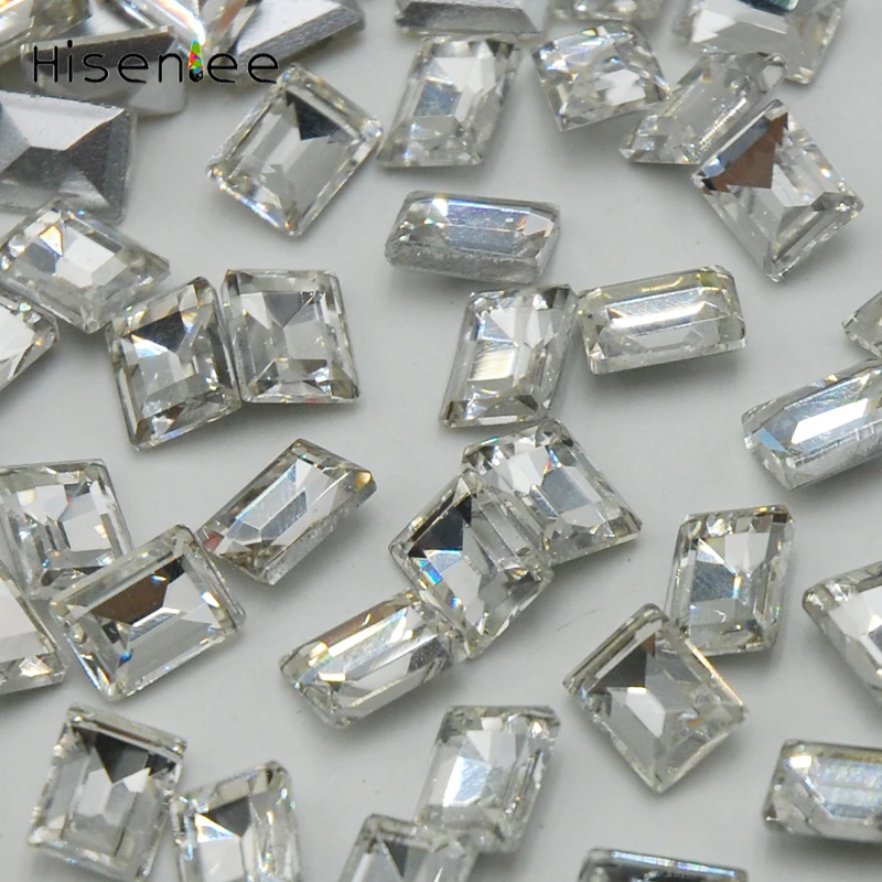 Hisenlee Various Sizes Colors Glue On Stone Pointback Rectangle RC Glass Crystal Rhinestones For Crafts Handmade Decoration
Hisenlee Various Sizes Colors Glue On Stone Pointback Rectangle RC Glass Crystal Rhinestones For Crafts Handmade Decoration