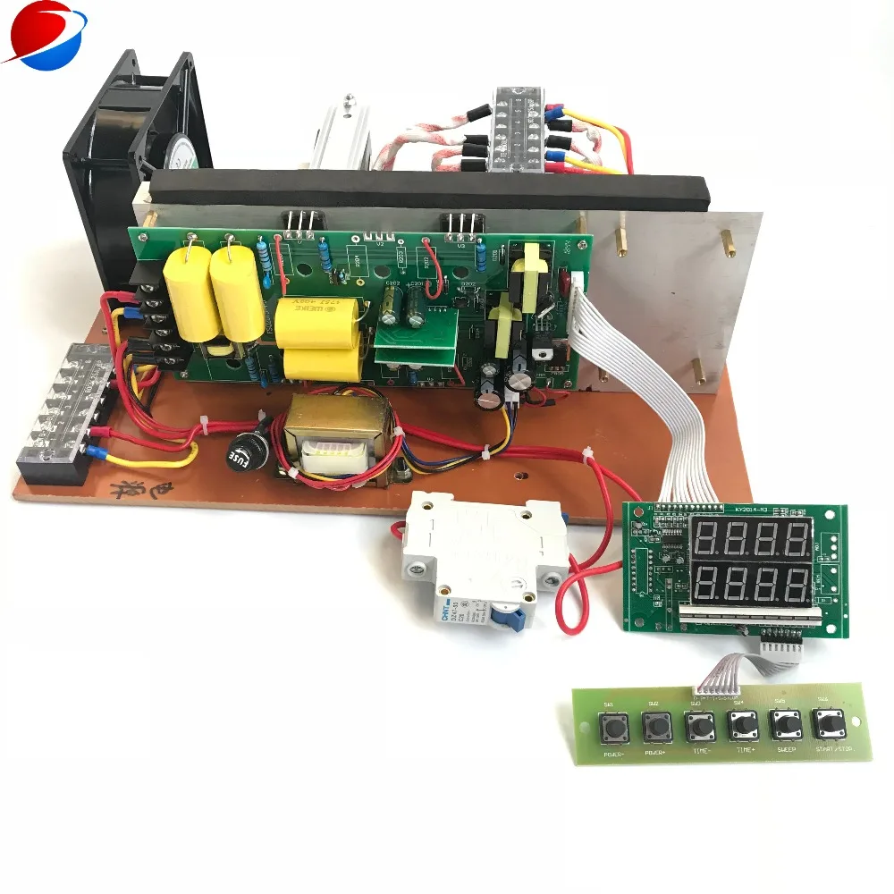 Ultrasonic power driving circuit 28K or 40K for ultrasonic dishwasher machine 1000W PCB
Ultrasonic power driving circuit 28K or 40K for ultrasonic dishwasher machine 1000W PCB