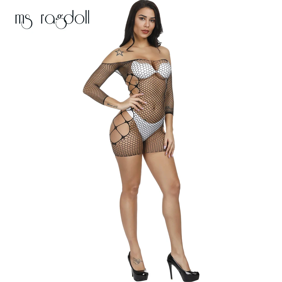 Ms ragdoll нижнее белье в сетку эластичное хлопковое Lenceria сексуальное Сетчатое