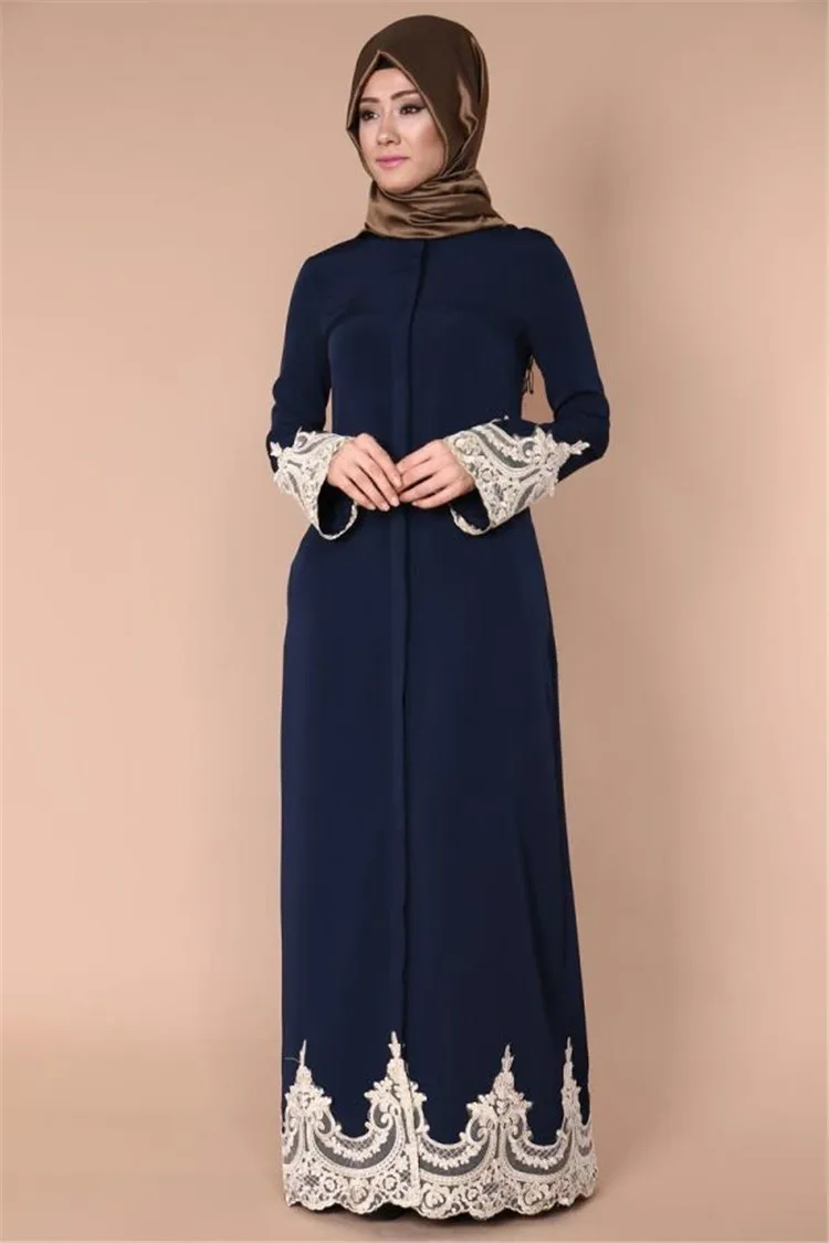Women Islamic Dress Patchwork Long Lace Abaya Dress Turkish Women Clothing Cardigan Robe Dubai Arabe Kaftan
Women Islamic Dress Patchwork Long Lace Abaya Dress Turkish Women Clothing Cardigan Robe Dubai Arabe Kaftan