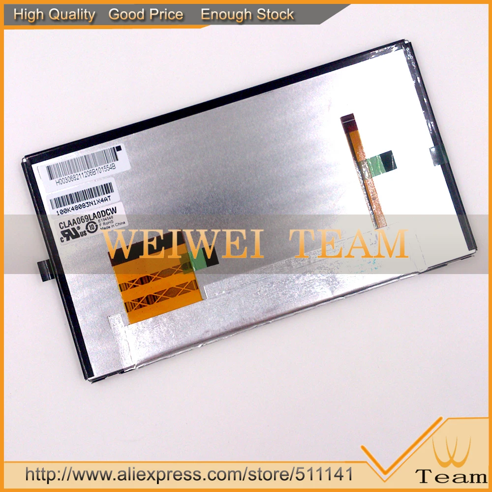 NEW Original 6.9 INCH Display CLAA069LA0HCW CLAA069LA0DCW CLAA069LA0PCW LCD Screen Panel for Car Audio GPS Navigation System
NEW Original 6.9 INCH Display CLAA069LA0HCW CLAA069LA0DCW CLAA069LA0PCW LCD Screen Panel for Car Audio GPS Navigation System
